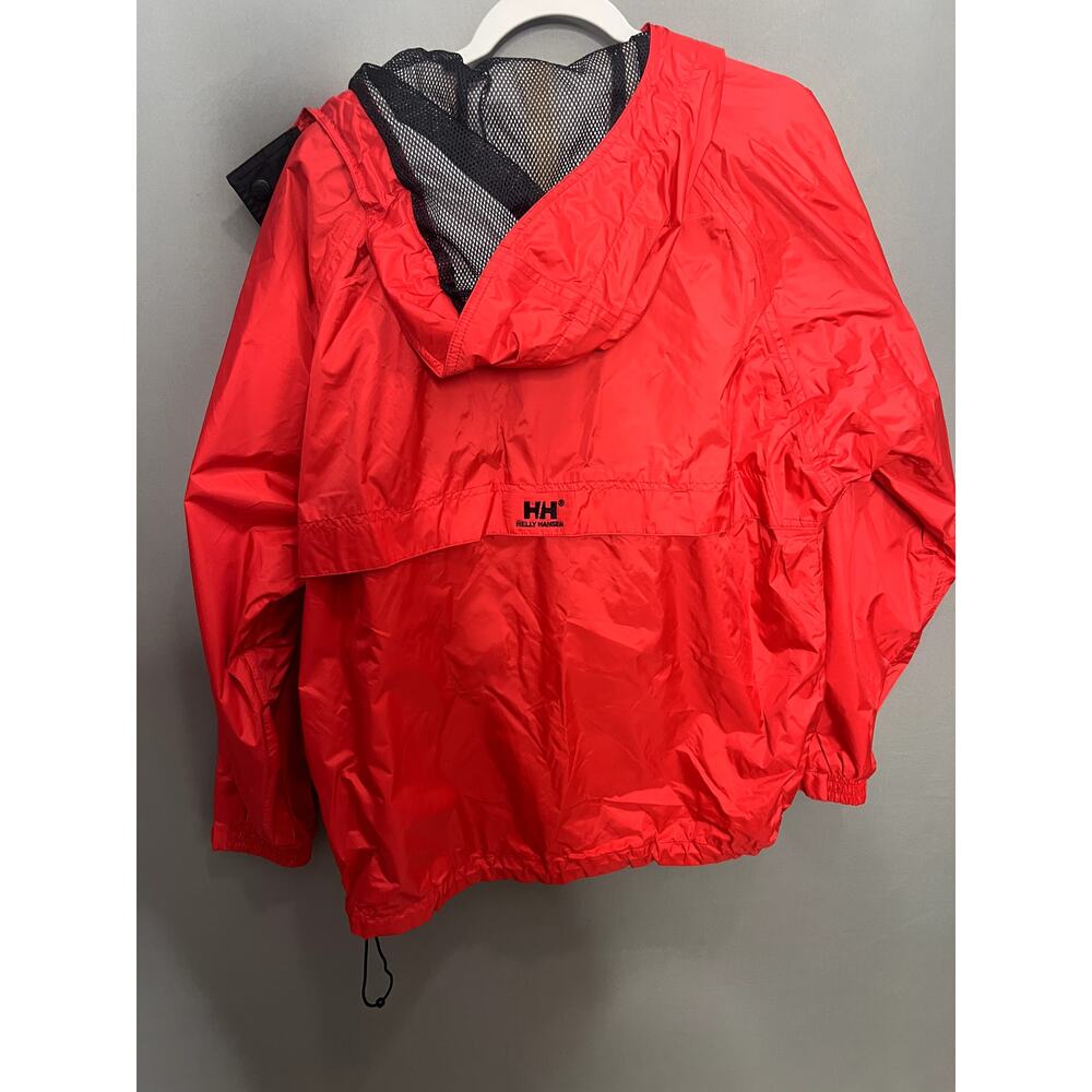 Helly Hansen Small Red Jacket Windbreaker Hood Go… - image 2
